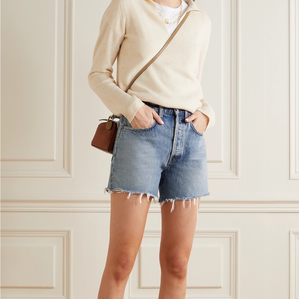AGOLDE Riley jean shorts size 27